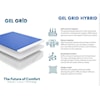 Sleep Shop Mattress Gel Grid 13.5" Gel Grid Gravity Hybrid Med Queen Matt