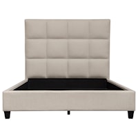 Contemporary Upholstered Tufted Eastern King Bed