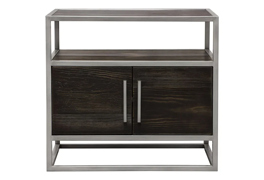 Empire 2-Door End Table by Diamond Sofa at Red Knot
