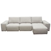 Diamond Sofa Furniture Jazz Three Seater Chaise Sectional with 