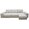 Diamond Sofa Furniture Jazz Three Seater Chaise Sectional with 