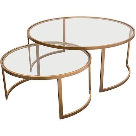 2-Piece Nesting Table Set