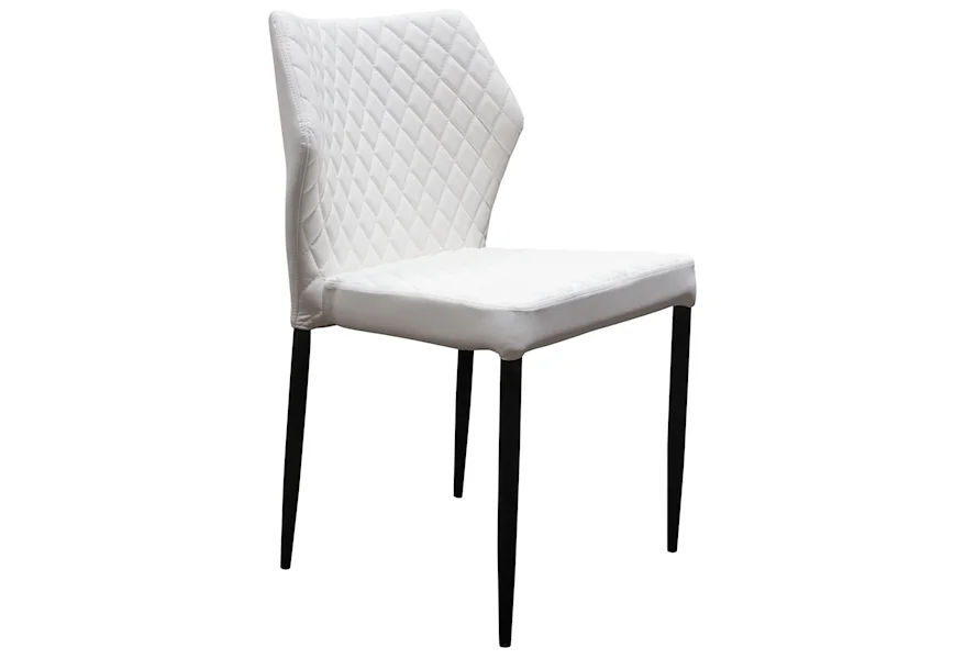 Milo Set of Four Dining Side Chairs by Diamond Sofa at Red Knot