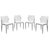 Diamond Sofa Furniture Milo Four Pack of Dining Chairs