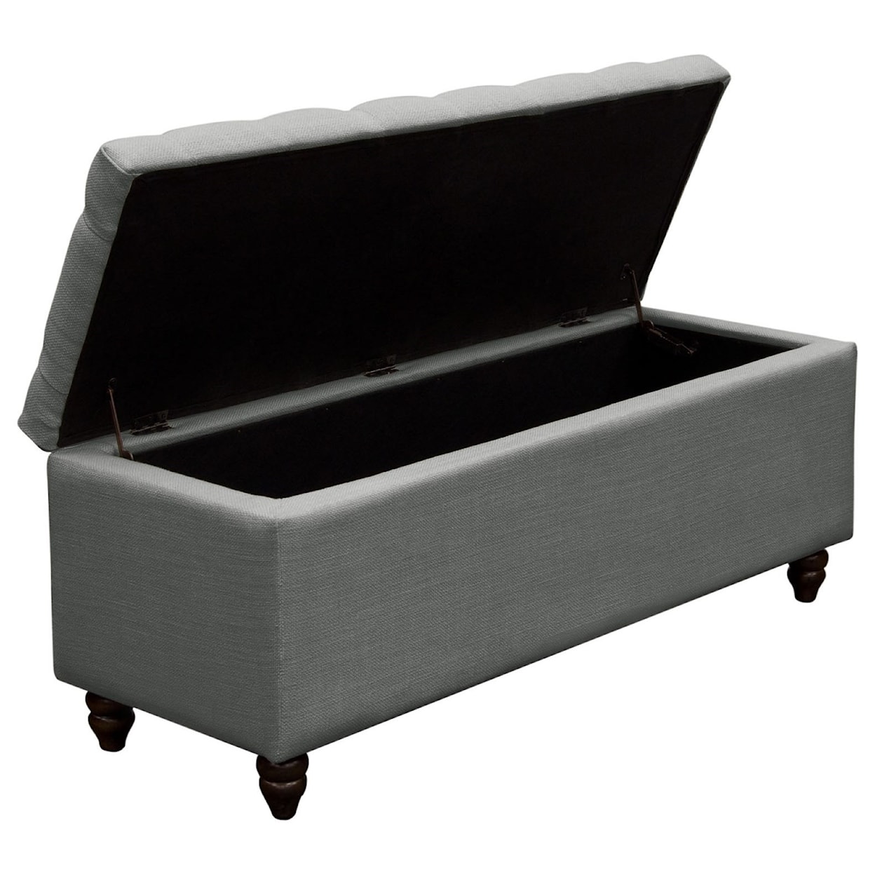 Diamond Sofa Furniture Park Ave Tufted Lift-Top Storage Trunk