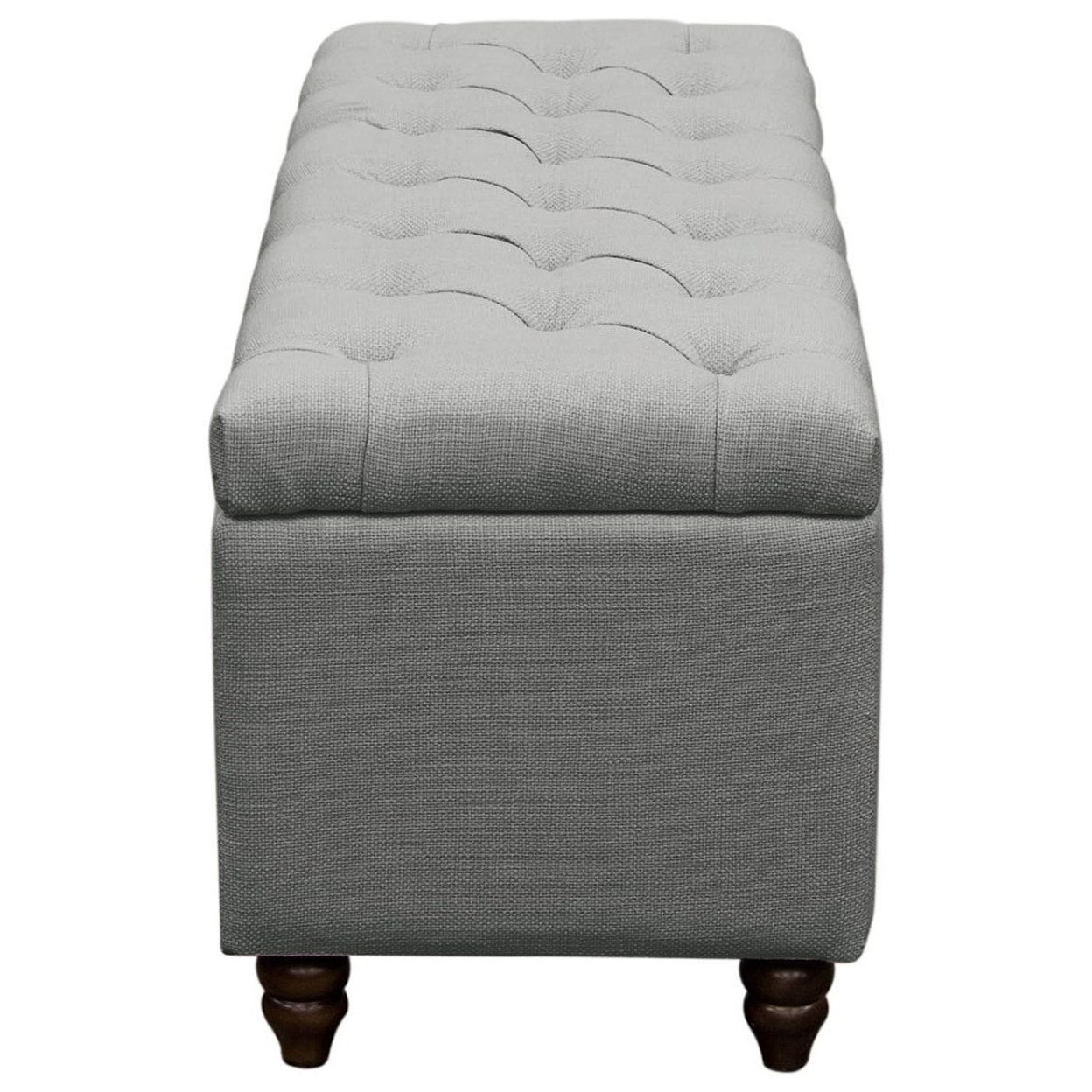 Diamond Sofa Furniture Park Ave Tufted Lift-Top Storage Trunk