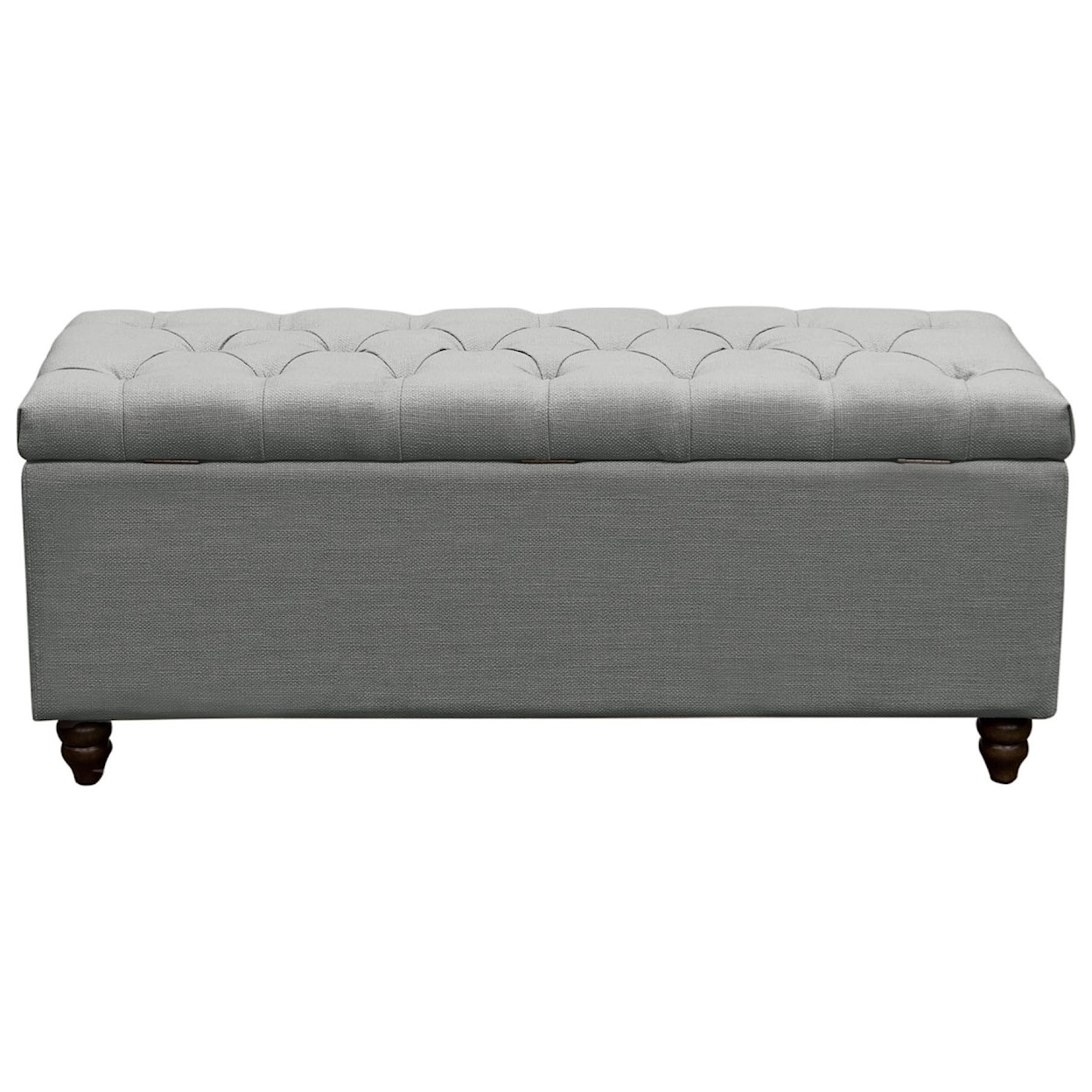 Diamond Sofa Furniture Park Ave Tufted Lift-Top Storage Trunk