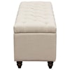 Diamond Sofa Furniture Park Ave Tufted Lift-Top Storage Trunk