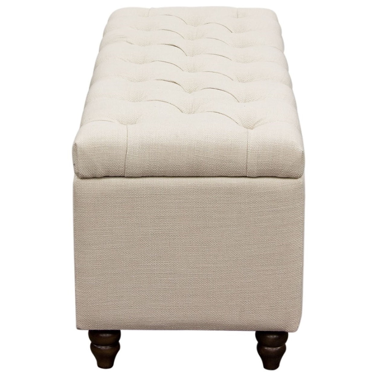 Diamond Sofa Furniture Park Ave Tufted Lift-Top Storage Trunk