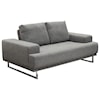 Diamond Sofa Furniture Russo Loveseat with Adjustable Seat Backs