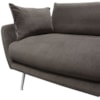 Diamond Sofa Furniture Vantage Sectional with Brushed Metal Legs 