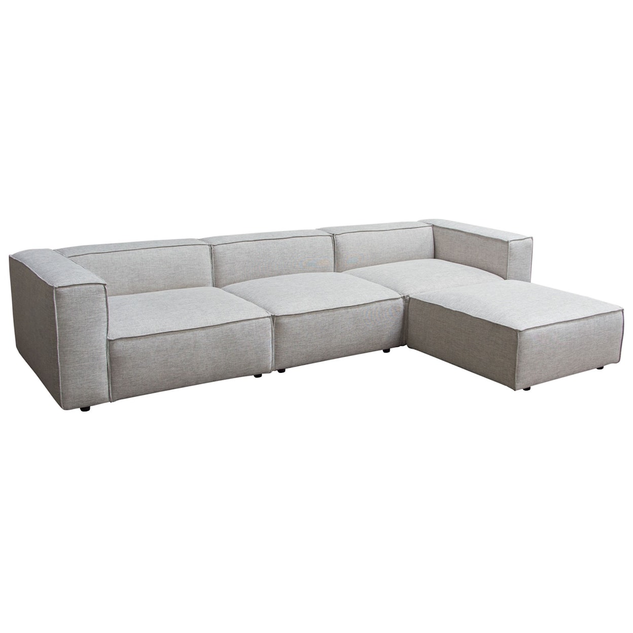 Diamond Sofa Furniture Vice 4-Piece Modular Sectional