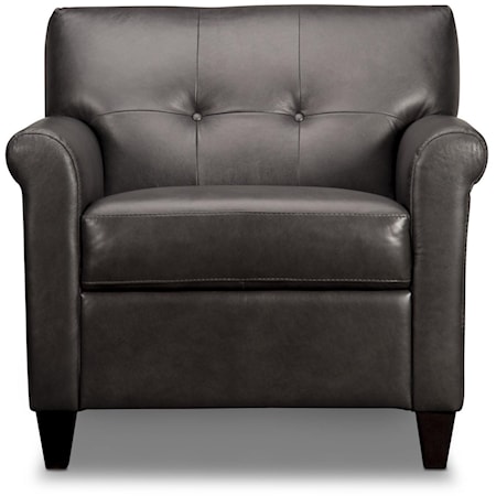 Berto Leather Arm Chair