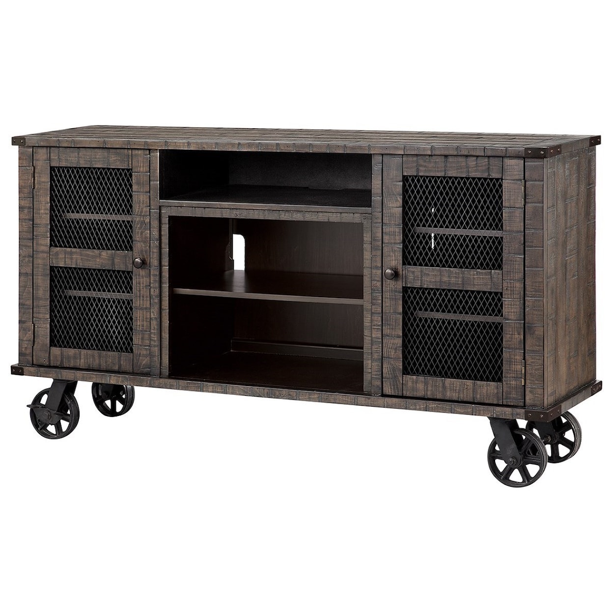 Dimplex Duncan Dimplex Fireplace Media Console with Locking Wheels