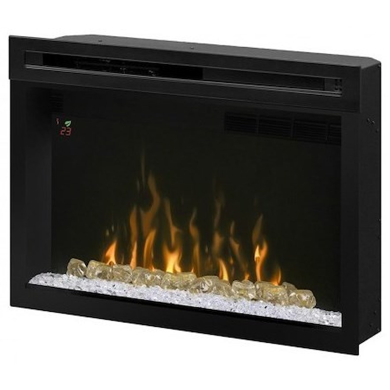 Dimplex Electric Fireboxes 33" Electric Fireplace Insert Glass Bed