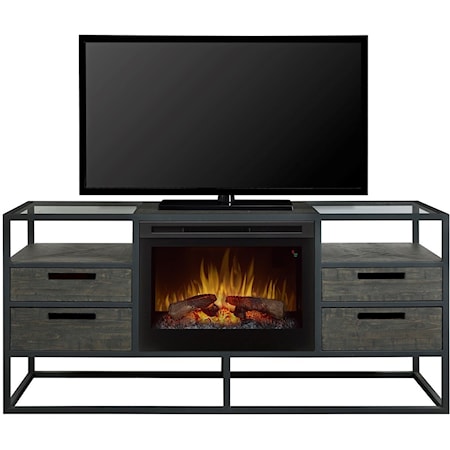 Fireplace Media Console