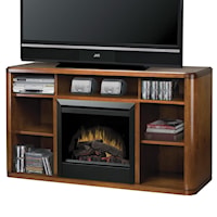 Logan Media Console Fireplace