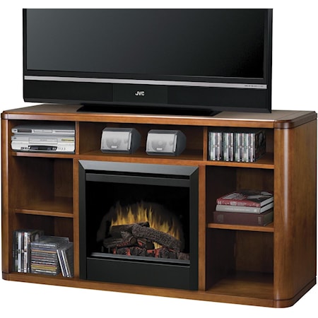 Logan Media Console Fireplace 