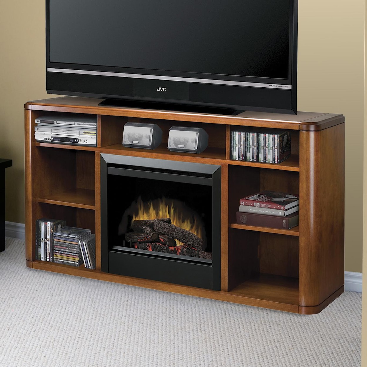 Dimplex Media Console Fireplaces Logan Media Console Fireplace 