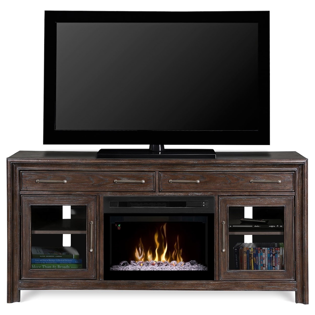 Dimplex Media Console Fireplaces Woolbrook Media Console w/ Fireplace