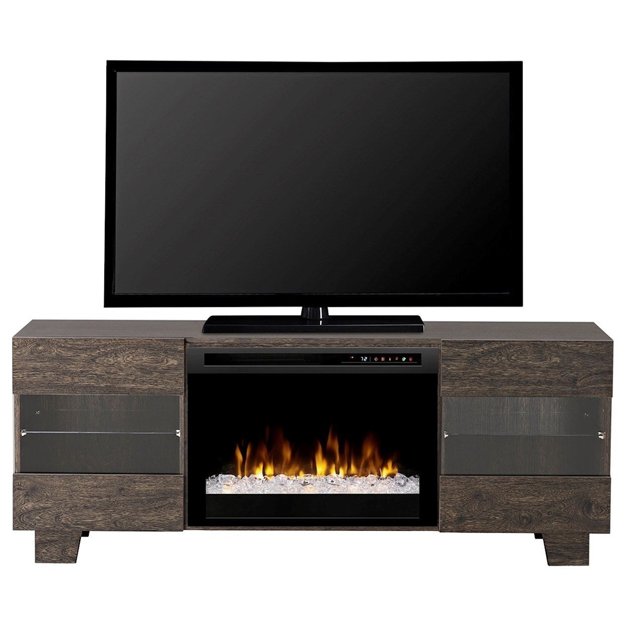 Dimplex Media Console Fireplaces Max Acrylic Ice Media Mantel Fireplace