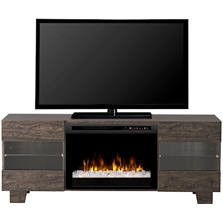 Max Acrylic Ice Media Mantel Fireplace