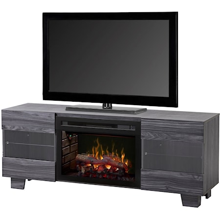 Max Media Mantel Fireplace