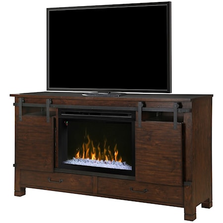 Austin Media Mantel Fireplace