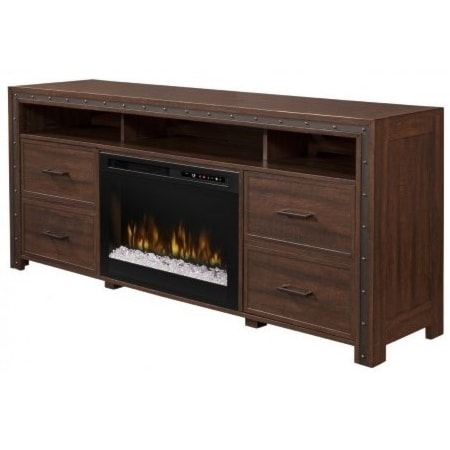 Fireplace Media Console