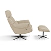 Donald Choi Canada Recliner  Licia Recliner with Ottoman