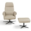 Donald Choi Canada Recliner  Licia Recliner with Ottoman