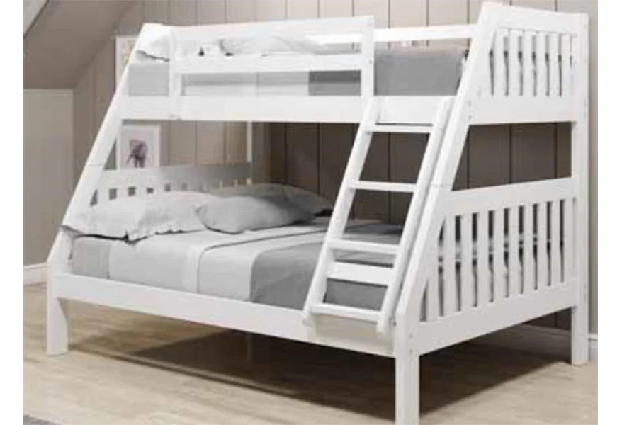 101 Twin Over Full Bunkbed by Donco Trading Co at Johnny Janosik