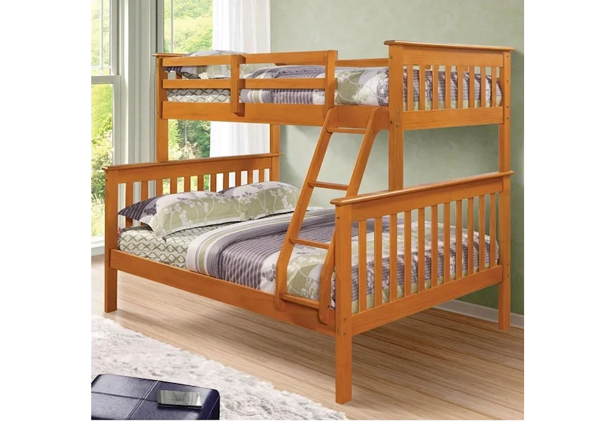 122 Twin/Full Mission Bunkbed at Household Furniture