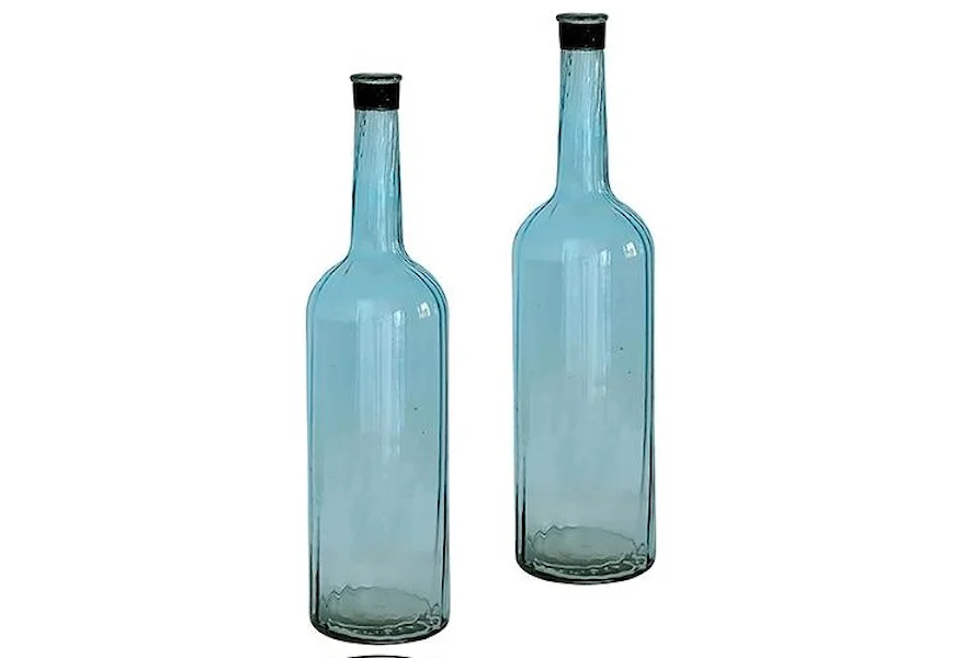 Accessories Glass Bottle/Vase by Dovetail Furniture at Jacksonville Furniture Mart