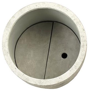 Dovetail Furniture Accessories Ash Gray Pot