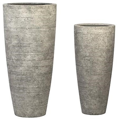 Ash Gray Pot (Set of 2)