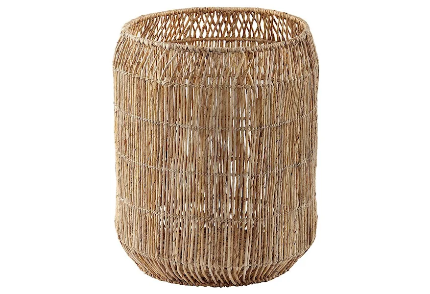 Accessories Genevive Basket by Dovetail Furniture at Jacksonville Furniture Mart