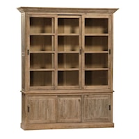 Vintage Casual Dundee Cabinet with Sliding Doors and Removable Shelves