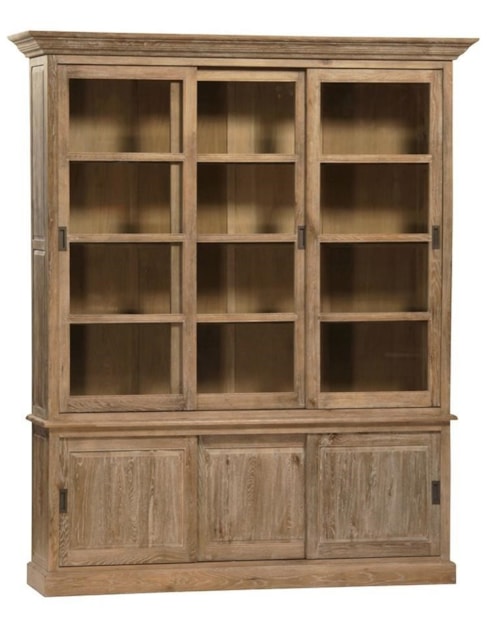 Vintage Casual Dundee Cabinet with Sliding Doors and Removable Shelves