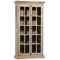 Relaxed Vintage Vincent Vitrine with 4 Removable Shelves