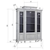 Dovetail Furniture Cabinets Zabini Cabinet