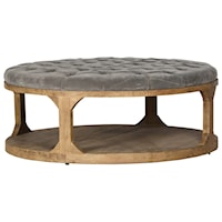 Cadiz Coffee Table with Button Tufting
