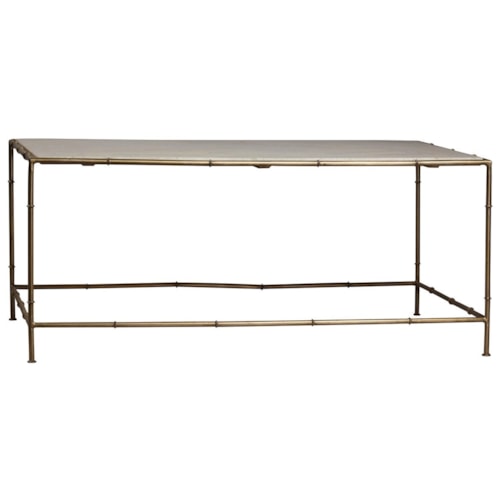 Coffee Table with Marble Top