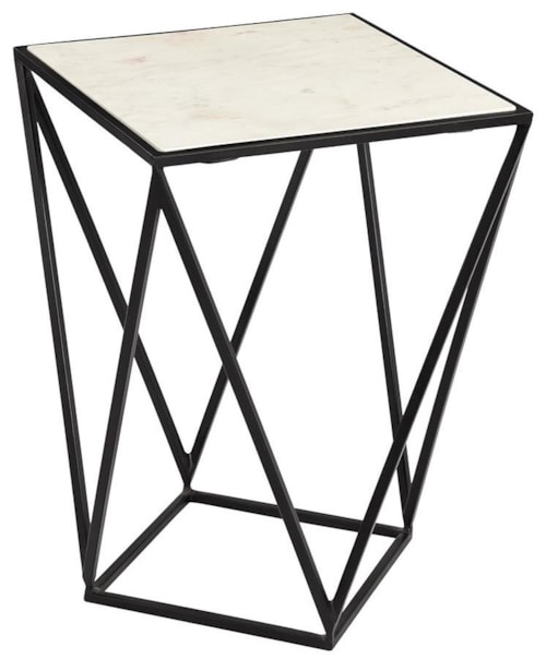 Marble Top End Table