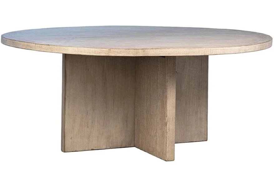 Dining Harley Round Dining Table by Dovetail Furniture at Johnny Janosik