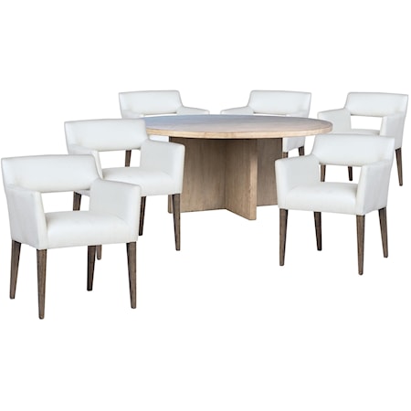 Harley Dining Table and Booker Dining Chair