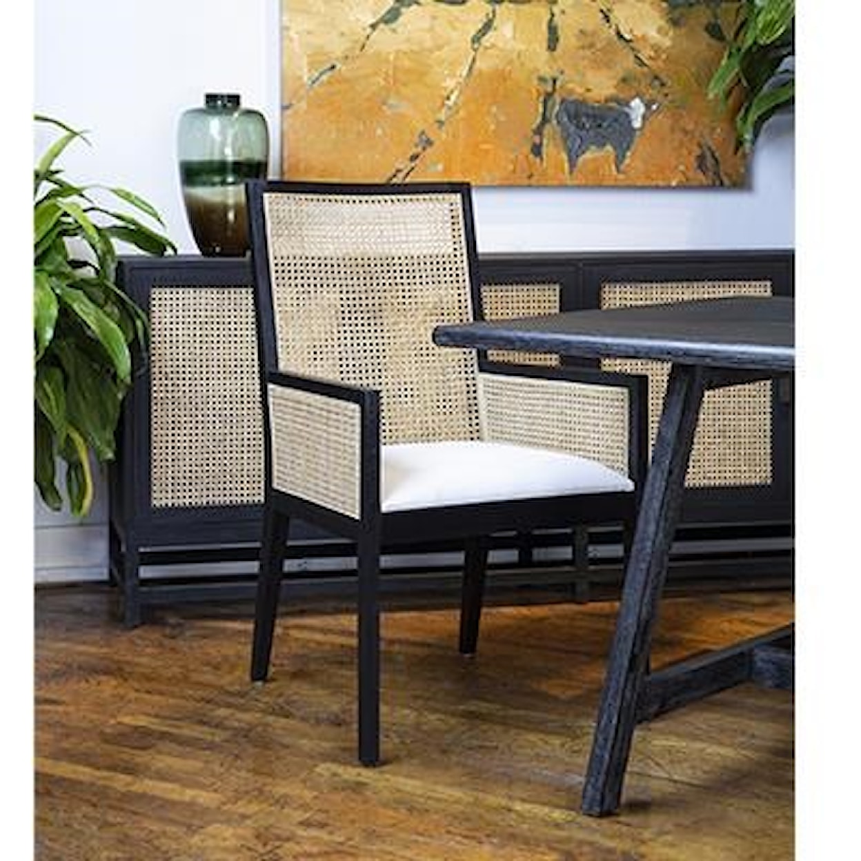 Dovetail Furniture Dining Chairs Norton Arm Chair