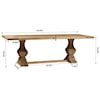 Dovetail Furniture Dining Tables Montecito Dining Table