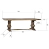 Dovetail Furniture Dining Tables Becker Dining Table