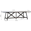 Dovetail Furniture Dining Tables Shelton Dining Table